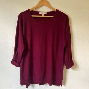 Michael Kors burgundy sweater